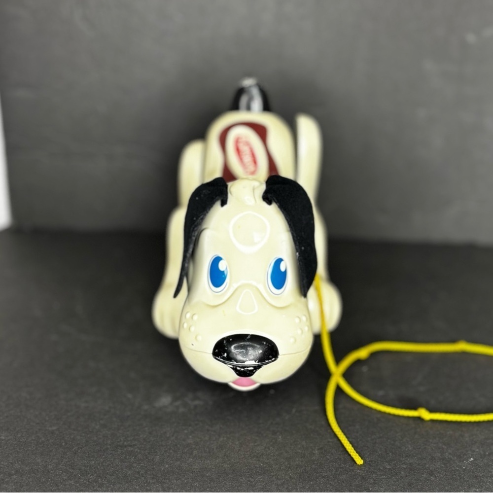 Playskool Hasbro Puppy Pull Along Vintage Toy Dog with Sniffing & Barking Sounds